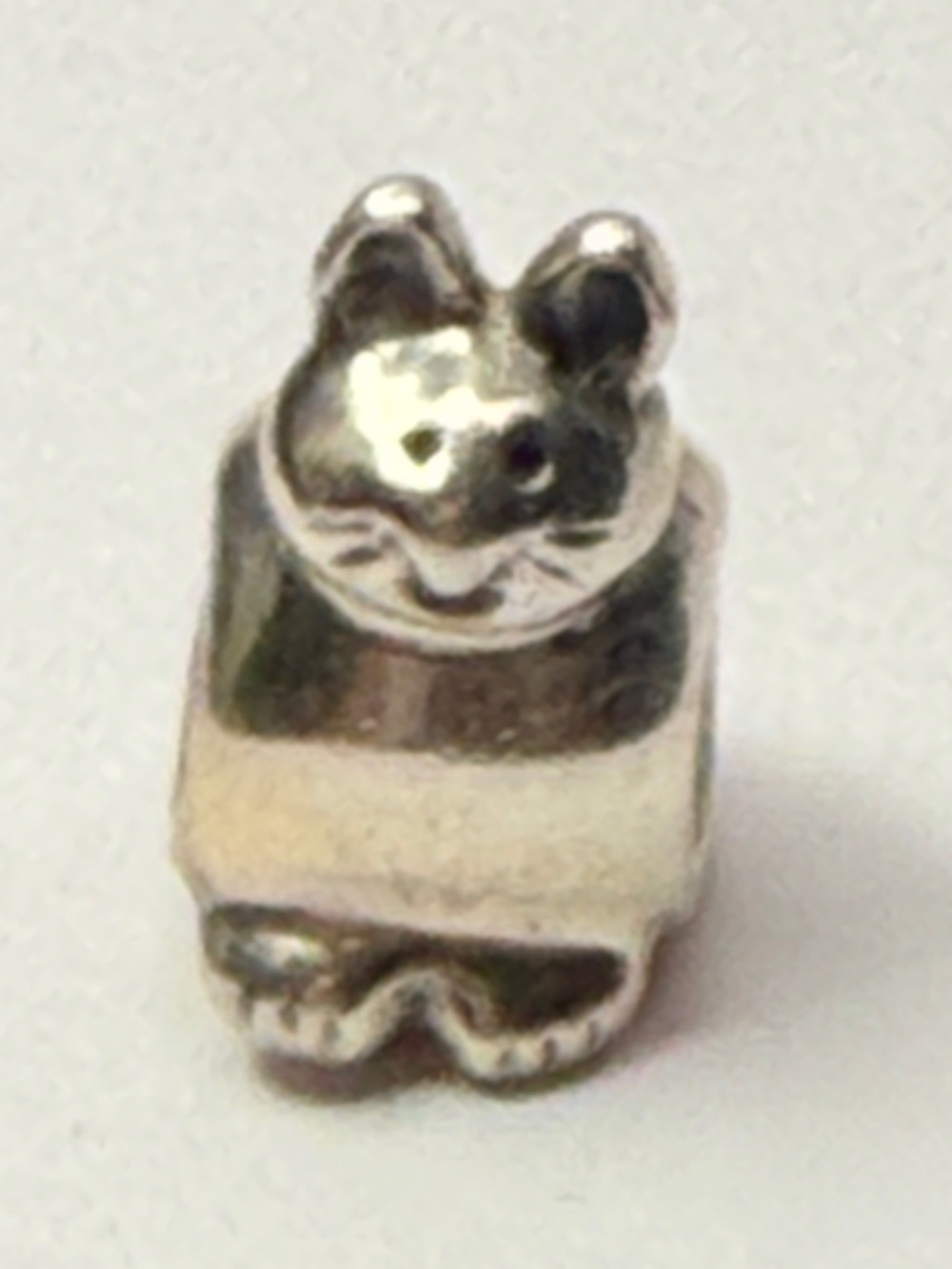 Pandora Retired Cat Charm 790284 Sterling Silver ALE 925